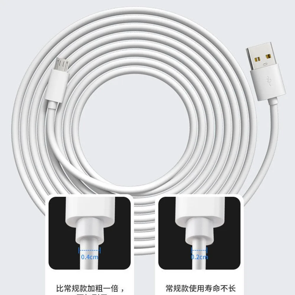 Micro USB Charging Cable Cord For Android Smart Phone 1m/2m/3m/5m/6m/7m/8m/10m Data Cable Cord Fast Charger Cable thumbnail 6