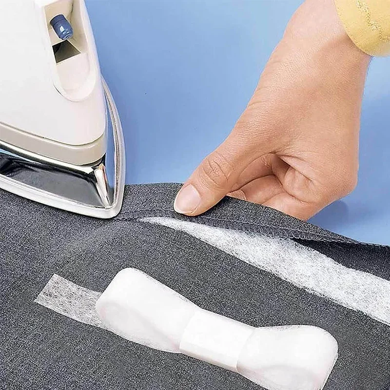 60M Self-Adhesive Pants Hem Tape Edge Shorten Paste Tape Iron on Pants DIY Clothes Length Shorten Household Sewing Accessories thumbnail 3