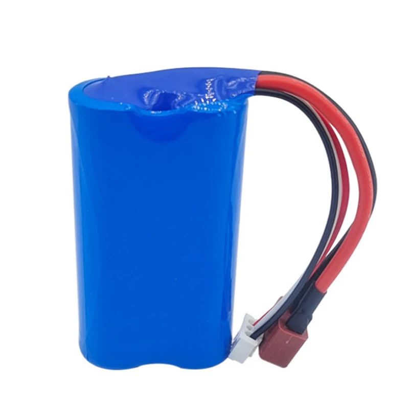 7.4V 3000mAh 18650 Li-ion Battery for Wltoys 10428 12428 12423 RC Car Parts 2S 7.4V Battery For Wltoys 144001 124017 124019 thumbnail 4