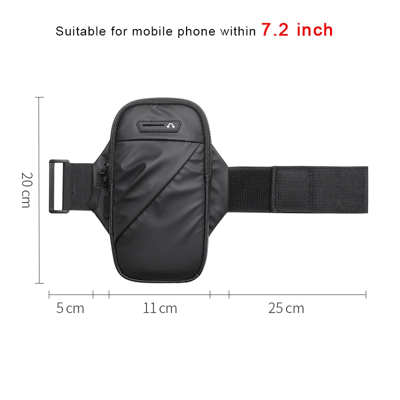 Wrist Wallet Sport Wristband Phone Key Pouch Gym Fitness Arm Band Outdoor Cycling Running Arm Bag Women Men Wristband Wallet thumbnail 6