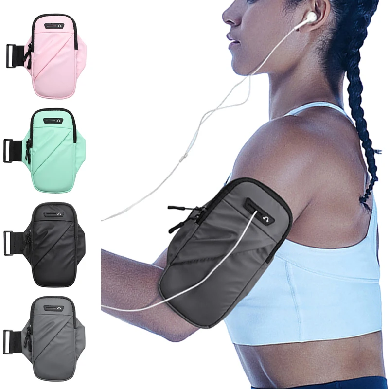 Wrist Wallet Sport Wristband Phone Key Pouch Gym Fitness Arm Band Outdoor Cycling Running Arm Bag Women Men Wristband Wallet thumbnail 2