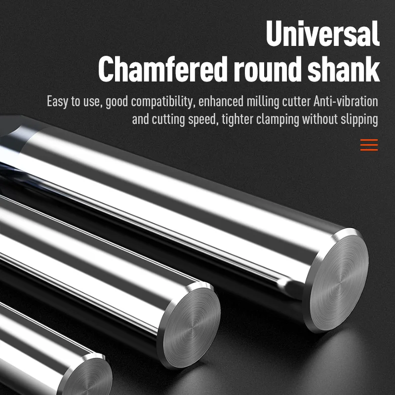 HUHAO Spiral Ball Nose Tapered End Mill Engraving Bit HRC55 CNC End Mill 4mm 6mm 8mm 3D Carving Bits Wood Metal Tools thumbnail 3