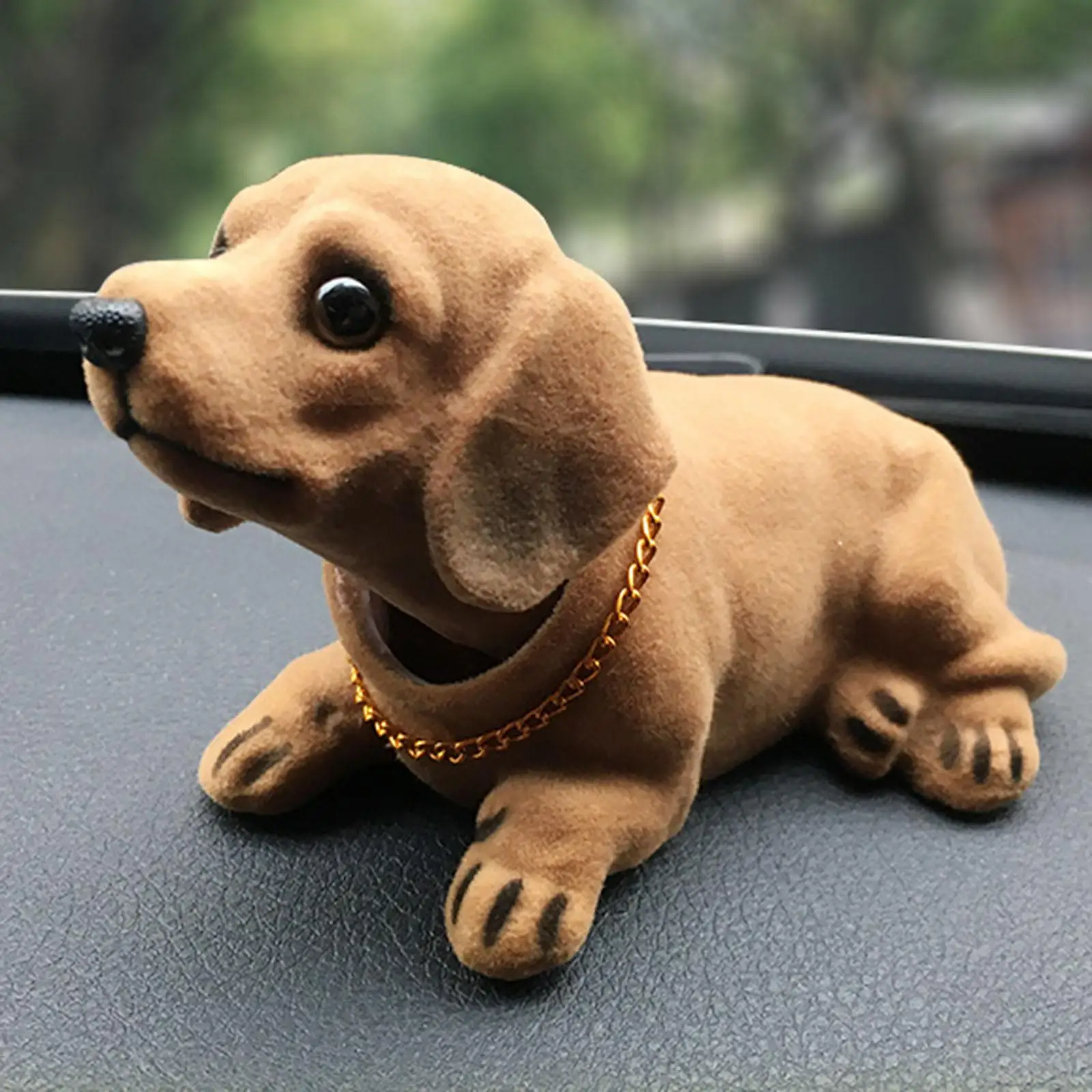 Doll Nodding Dog Shaking Head Dog Resin Car Ornaments Puppy Cute Dog Toy Figure Statue for Car Dashboard Tabletop Decoration thumbnail 5