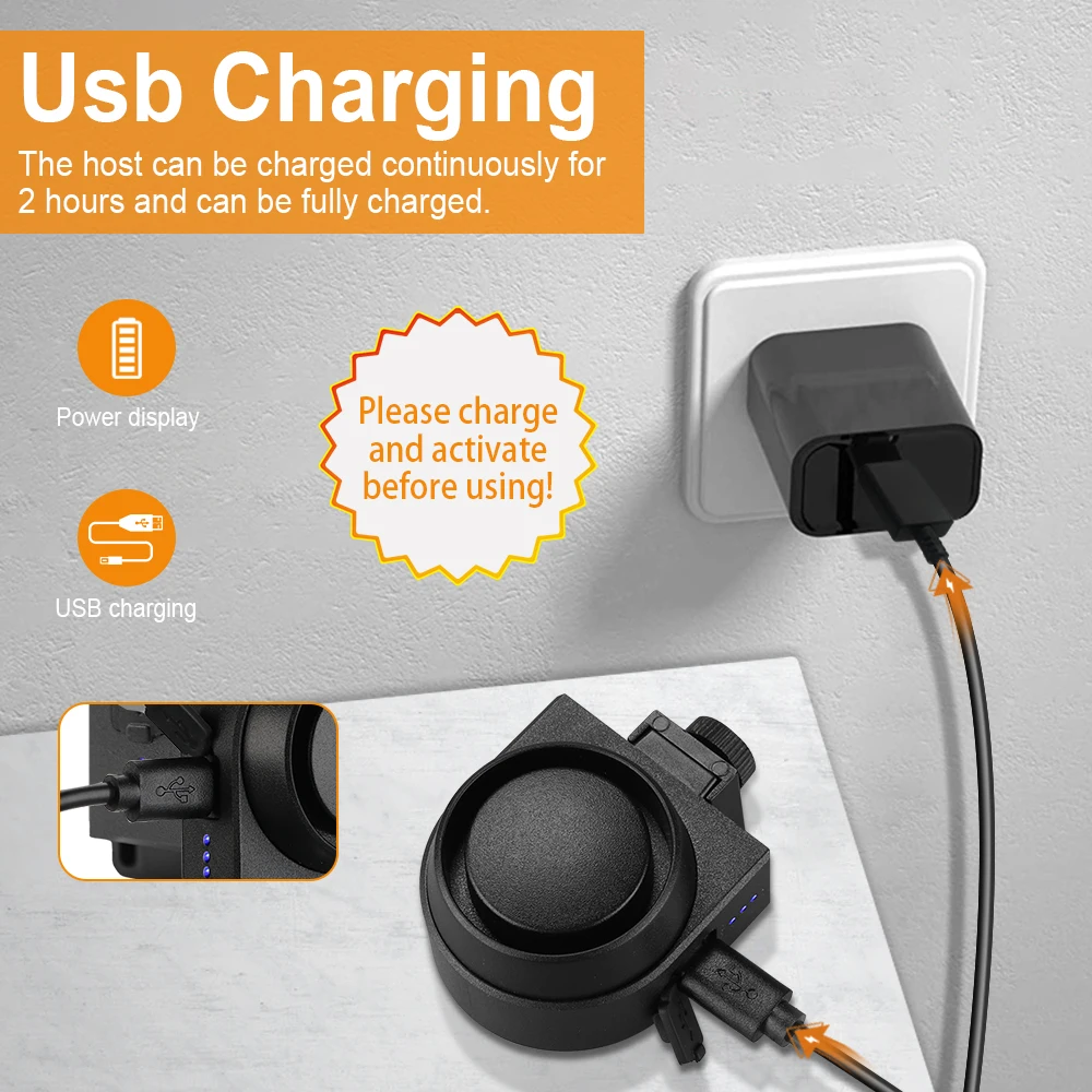 Extractme Motorcycle Alarm USB Charging Wireless Bicycle Burglar Lock Waterproof Electric Bike Security System Vibration Alarm thumbnail 2