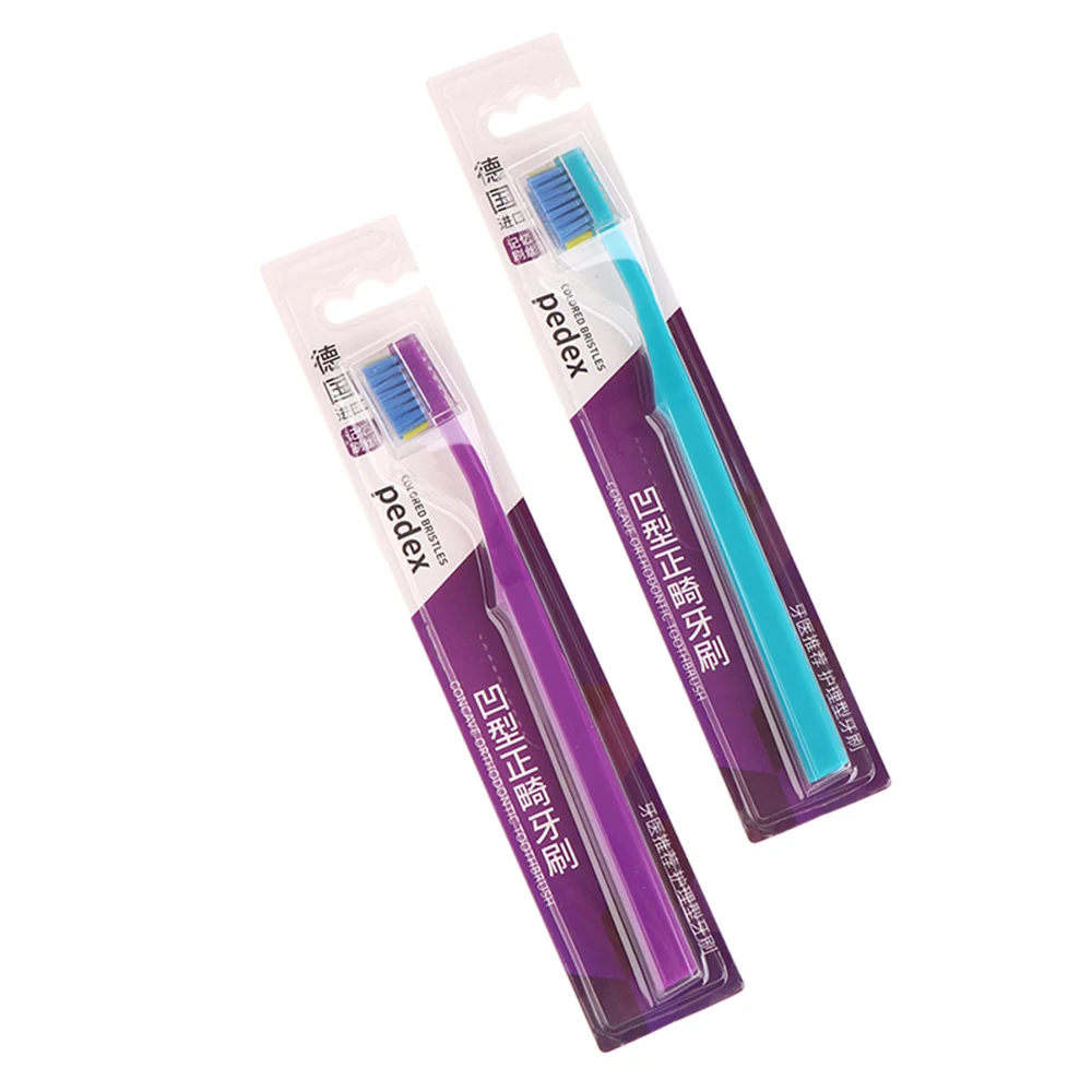 1pcs Toothbrush For Braces Orthodontic Dental Cleaning Teeth Toothbrush Professional Ultra Soft Teeth Cleaning Toothbrush thumbnail 5