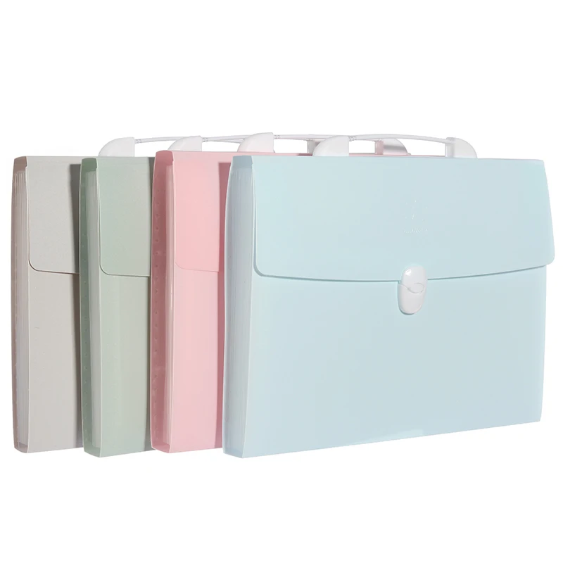 13 Pockets A4 Size Expanding Wallet File Folder Paper Document Storage Organ Bag Holder Office School Organizer thumbnail 5