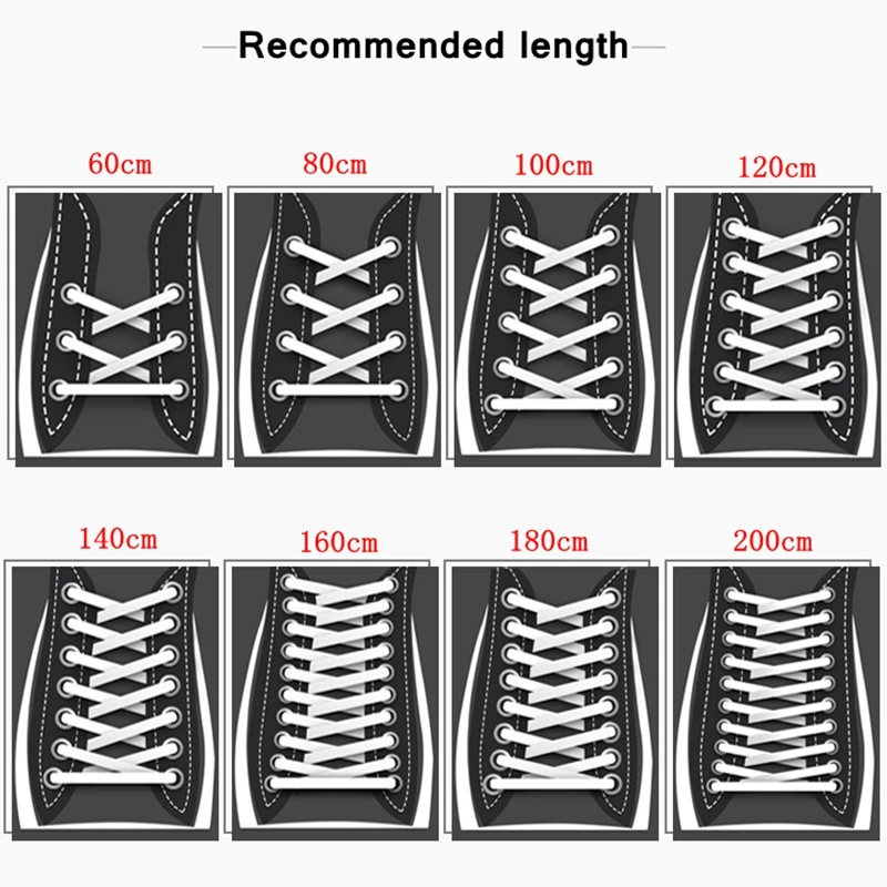 1 Pair / AF1 Shoelaces Flat Thicken Weave Craft Off Black White Shoe Laces High-top Sneaker Shoelace Accessories 25 Colors thumbnail 6
