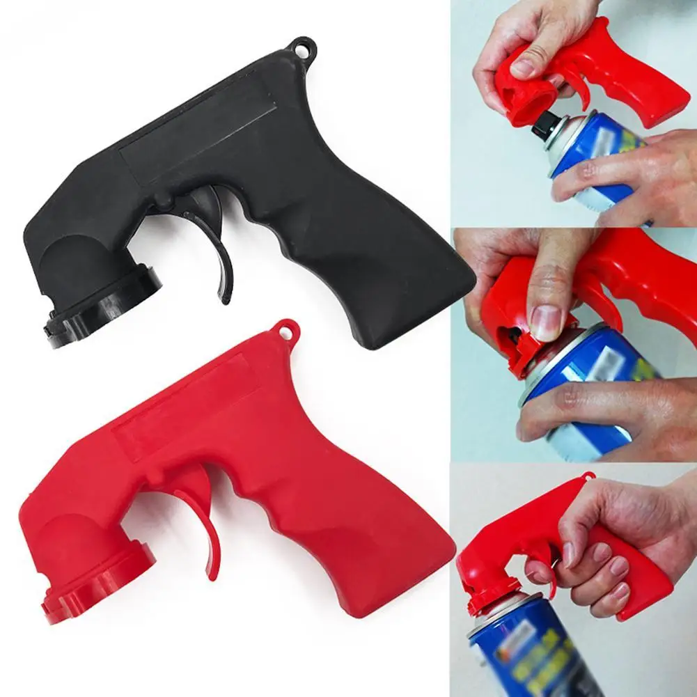 Professional Aerosol Car Spray Adaptor Paint Gun Handle Grip Airbrush Paint Full For Auto Polish Adapter Handle Trigger Tool thumbnail 2