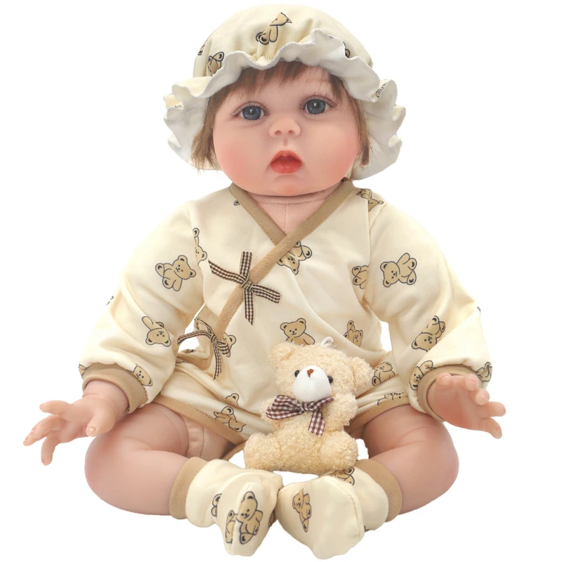 50-55cm Reborn Baby Doll Clothes Rompers 22 Inch Doll Clothes Dress Skirt Toys Outfit thumbnail 6