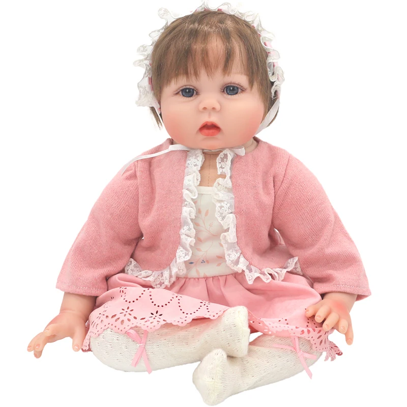 50-55cm Reborn Baby Doll Clothes Rompers 22 Inch Doll Clothes Dress Skirt Toys Outfit thumbnail 4