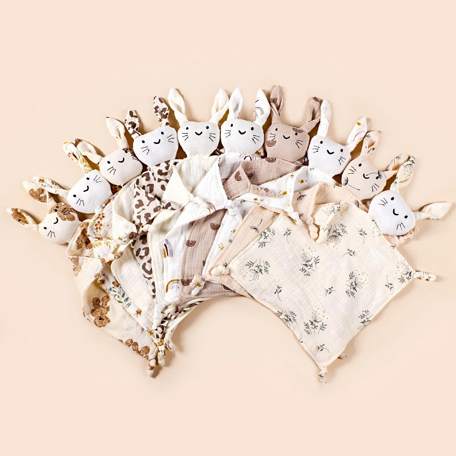 New Design Fashion Newborn Baby Blanket Cotton Muslin Printing Cat Face Saliva Towel For Kids Children Sleep Comforting Scarf