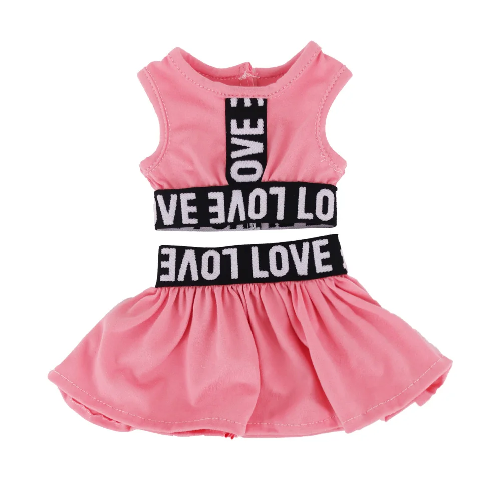 Clothes For Doll Tops+Short Skirt Fit 18Inch American Doll&43Cm Baby Doll Accessories,Our Generation Children's Toys Gift thumbnail 5