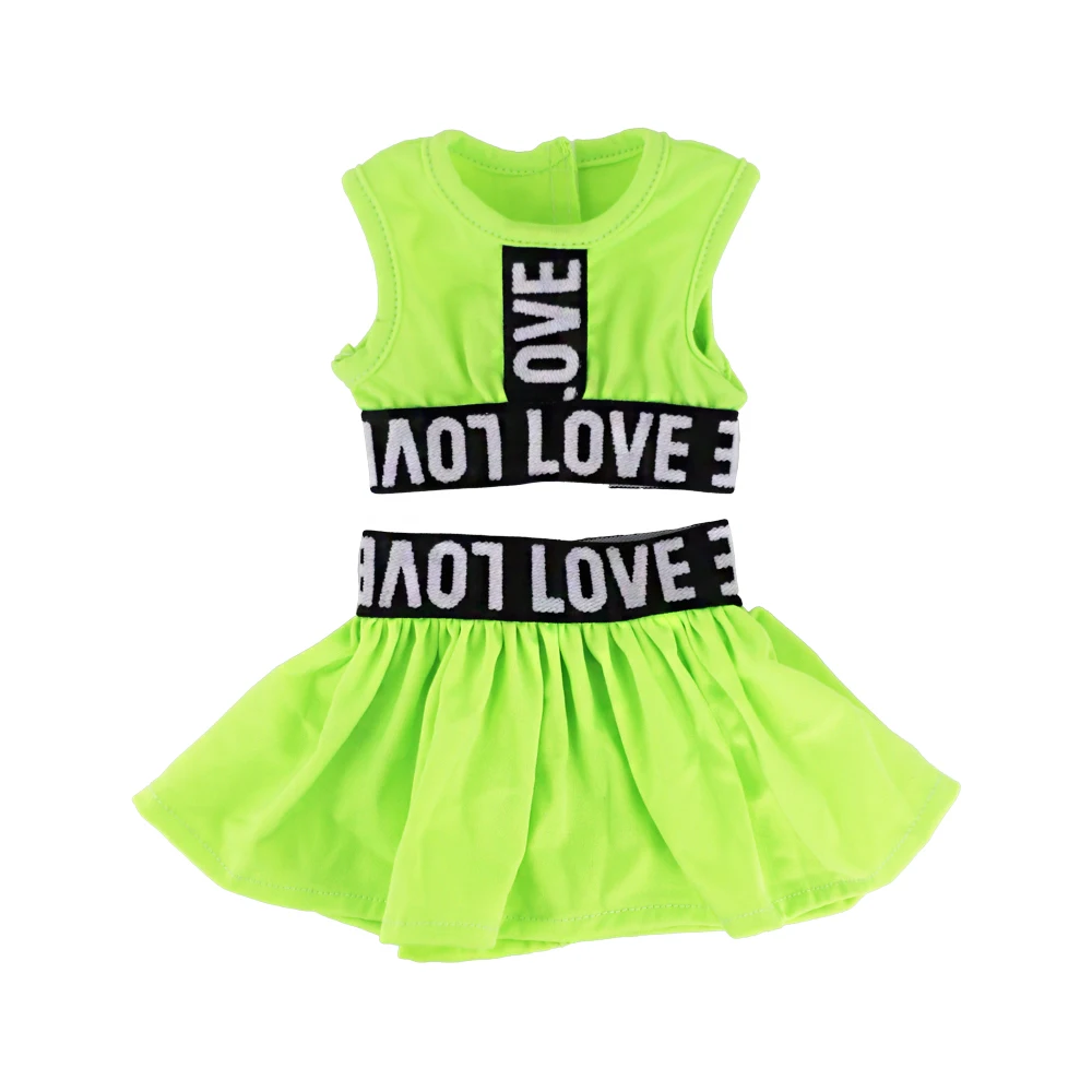 Clothes For Doll Tops+Short Skirt Fit 18Inch American Doll&43Cm Baby Doll Accessories,Our Generation Children's Toys Gift thumbnail 3