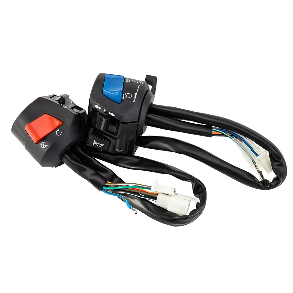 Motorcycle Switch Control Handlebar 7/8inch Universal Waterproof Horn Turn Signal Headlight Modified Switches Accessories thumbnail 4