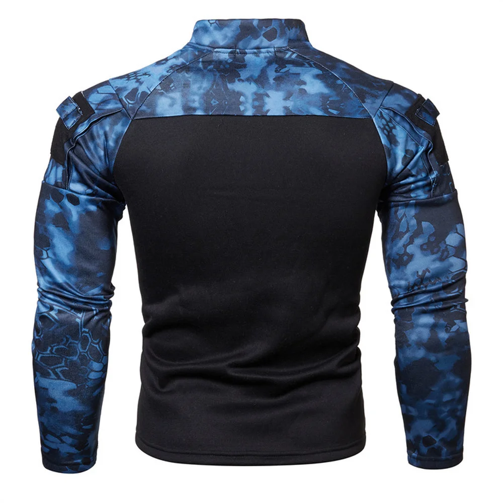 2024 New Men's Shirt Men Uniform Camouflage hoodie Clothes Jogging Sweatshirt long sleeve thumbnail 2