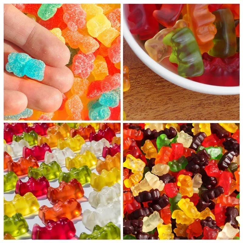 50 Grids Gummy Bear Mold Silicone Cute Bear Jelly Mould with Dropper Candy Chocolate Fondant Moulds DIY Baking Decoration Tools thumbnail 6