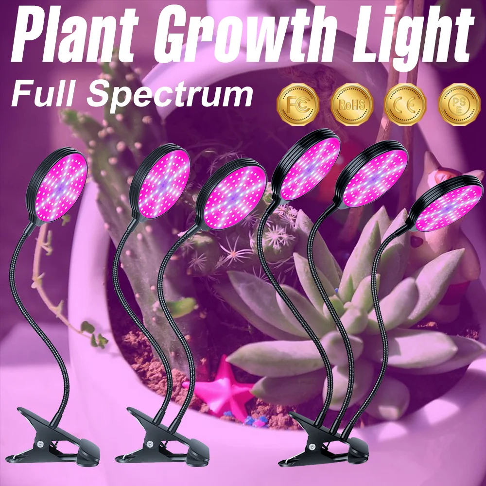 Hydroponic Growth Light Waterproof LED Plant Grow Bulb Full Spectrum USB Phyto Lamp Indoor Flower Seeds Greenhouse Growing Tent