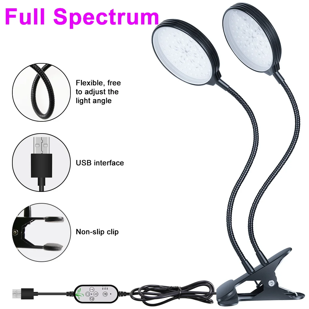 Hydroponic Growth Light Waterproof LED Plant Grow Bulb Full Spectrum USB Phyto Lamp Indoor Flower Seeds Greenhouse Growing Tent thumbnail 5