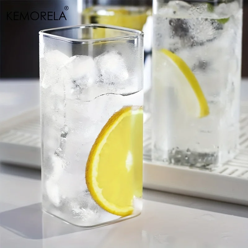 4pcs Drinking Glasses Cups 15oz/19oz Thin Highball Glasses Clear Tall Glass Cups For Water  Juice Beer  Drinks And Cocktail thumbnail 6