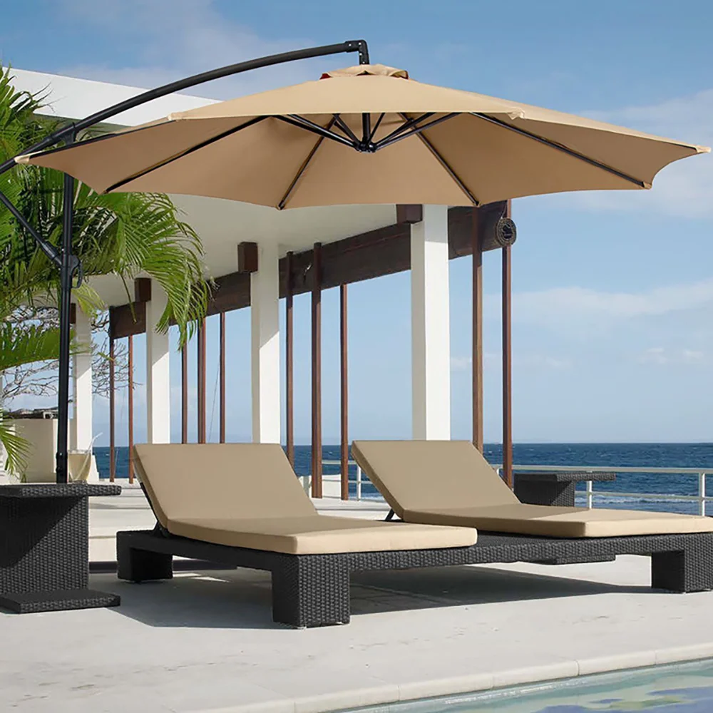 3m/9.8ft Patio Umbrella Replacement Canopy Market Umbrella Top Outdoor Umbrella Canopy with 8 Ribs/6 Ribs - No Umbrella Stand thumbnail 6