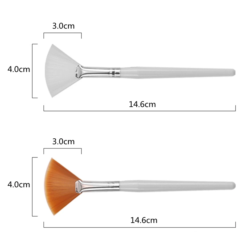10/20/50pcs Fan Shape Facial Mask Brush Multifunctional Makeup Brushes Essential Oil Women Facial Body Beauty Makeup Tools Brush thumbnail 5