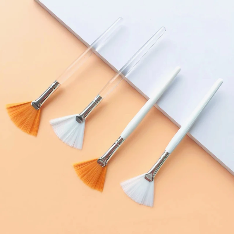 10/20/50pcs Fan Shape Facial Mask Brush Multifunctional Makeup Brushes Essential Oil Women Facial Body Beauty Makeup Tools Brush thumbnail 6