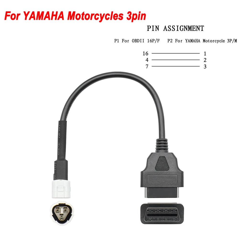 ELM327 V1.5 & Motorcycle OBD2 Cables For YAMAHA For HONDA For Ducati For Kawasaki For SUZUKI EFI Motobike Fault Diagnosis Tool thumbnail 3
