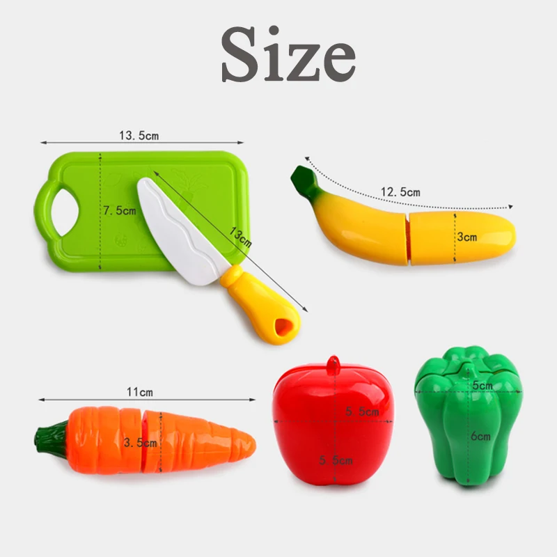Children Kitchen Pretend Play Set Simulation Cutting Fruit Vegetable Food Cooking Miniature Thing Interactive Girl Kid Gift Toy thumbnail 6