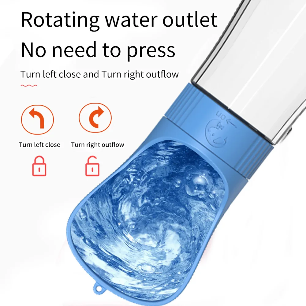 Portable Water Bottle for Small and Big Dogs, Outdoor Drinker, Puppy, Pet, Travel, Drinking Bowl, Dog Supplies thumbnail 3
