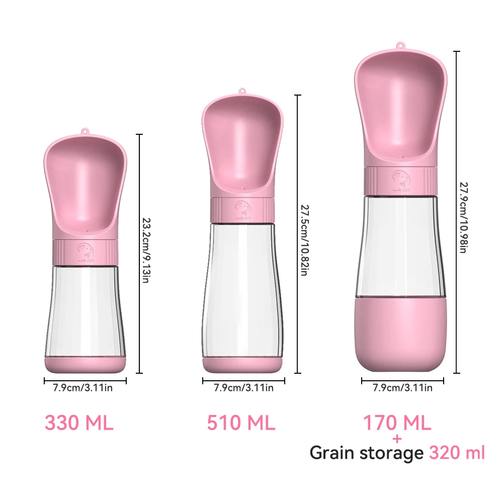 Portable Water Bottle for Small and Big Dogs, Outdoor Drinker, Puppy, Pet, Travel, Drinking Bowl, Dog Supplies thumbnail 6