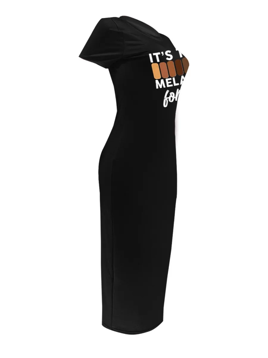 Women's Summer Short Sleeved Sexy Dress thumbnail 2