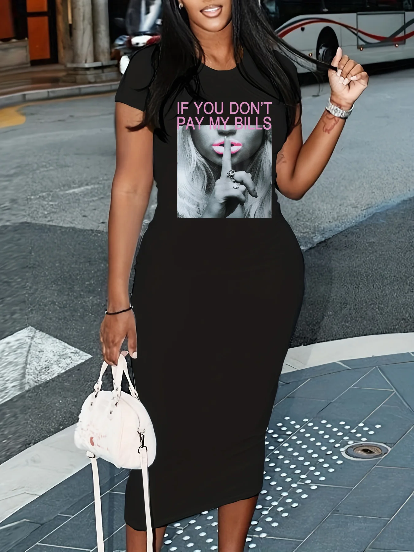 Women's Summer Short Sleeved Sexy Dress thumbnail 5