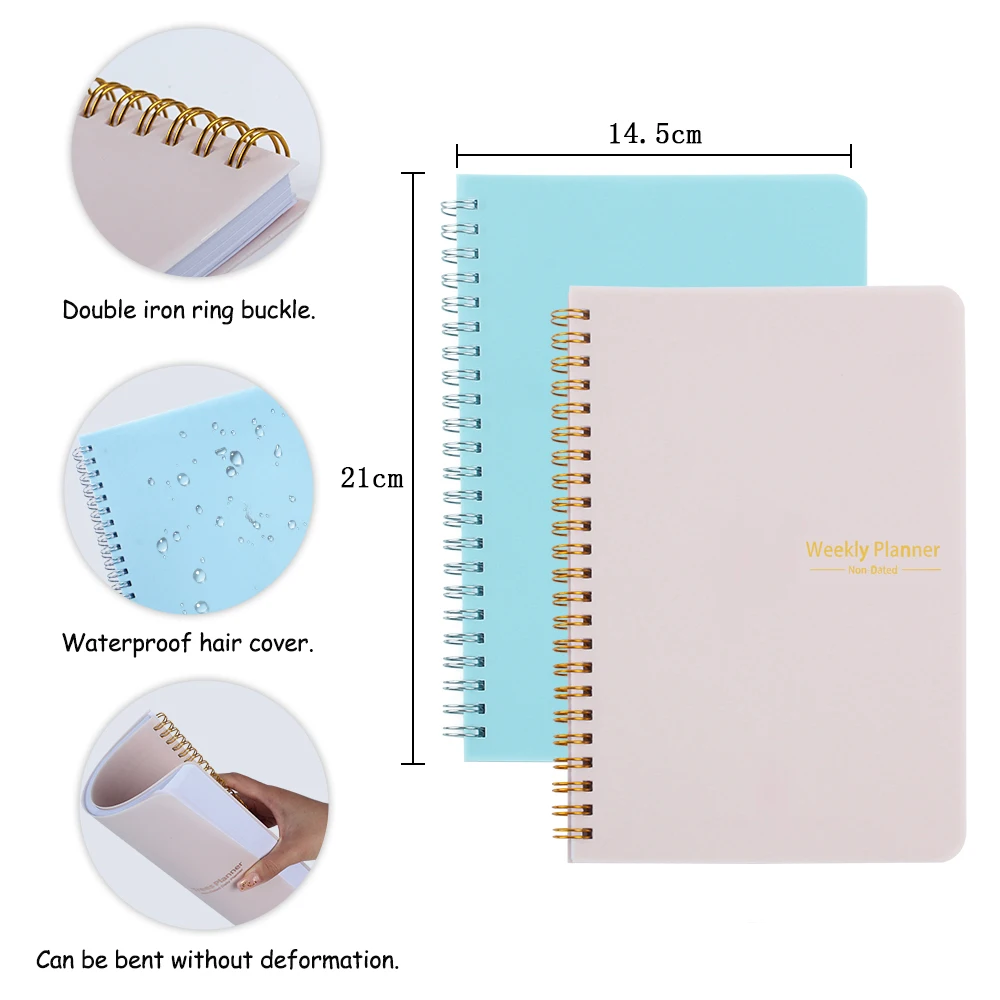 2024 Weekly Planner Agenda A5 Notebook Planner Pouch 52 Weeks Planner Schedules Stationery School Office Supplies Stationery thumbnail 3