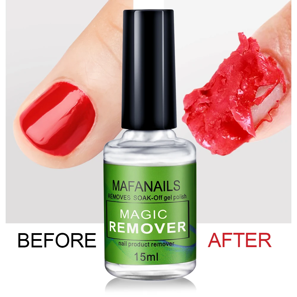 MAFANAILS 15ml Magic Remover Nail Gel Polish Remover UV Gel Polish Fast Remove Semi Permanent Varnish Polish Cancel Glue 15&ml thumbnail 3