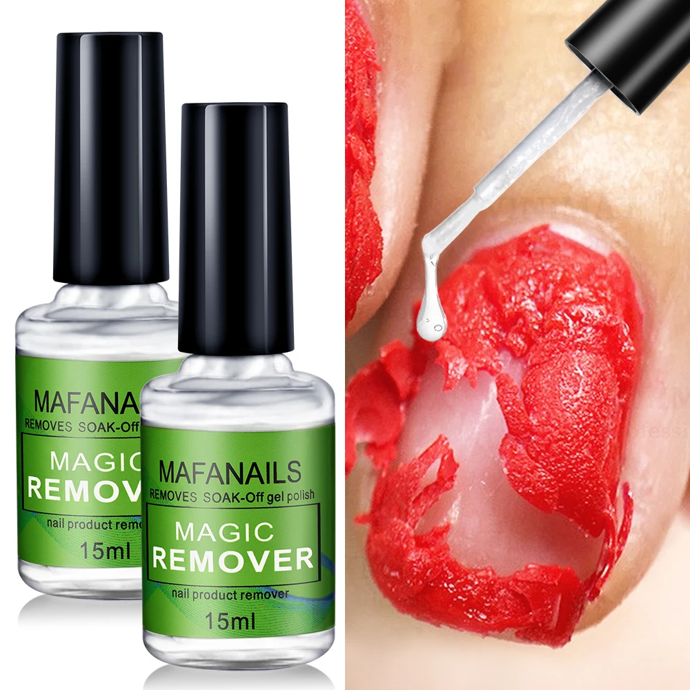 MAFANAILS 15ml Magic Remover Nail Gel Polish Remover UV Gel Polish Fast Remove Semi Permanent Varnish Polish Cancel Glue 15&ml thumbnail 6