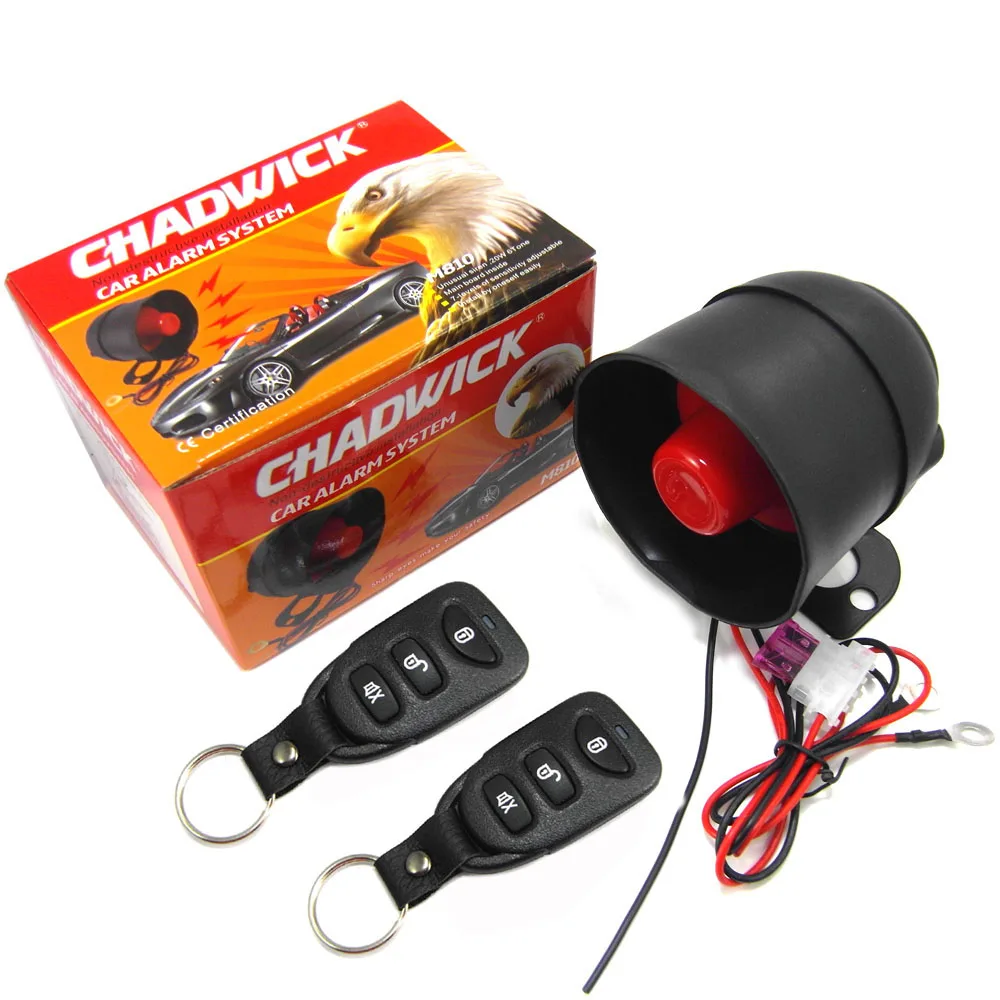Universal 12V Vehicle Burglar Alarm Security Protection Auto Car Alarm System  & 2 Remote Control Auto Burglar thumbnail 6