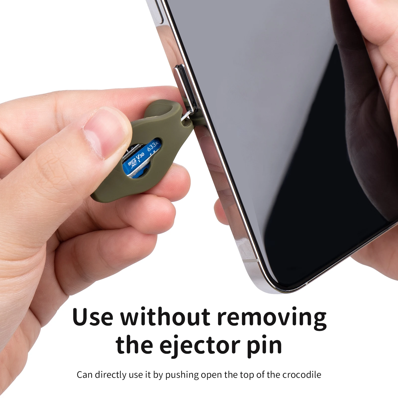 15PCS SIM Card Removal Needle Pin & Anti-lost Tray Charm Keychain Split Rings Phone SIM TF Card Storage Case Ejecter Tool Needle thumbnail 4