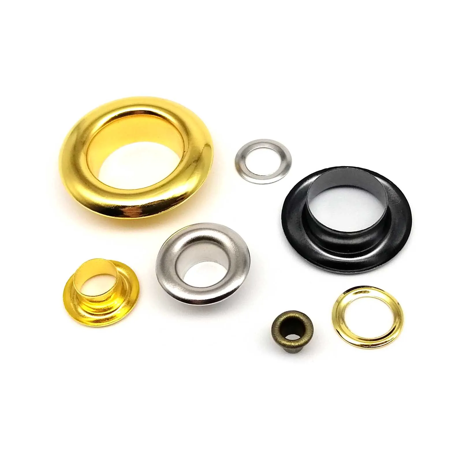 50 sets 6mm 8mm 10mm 12mm High Quality Leather Bag Shoes Belt Canvas Cap Clothes Eyelet With Washer Grommet Ring Air Hole Repair thumbnail 3