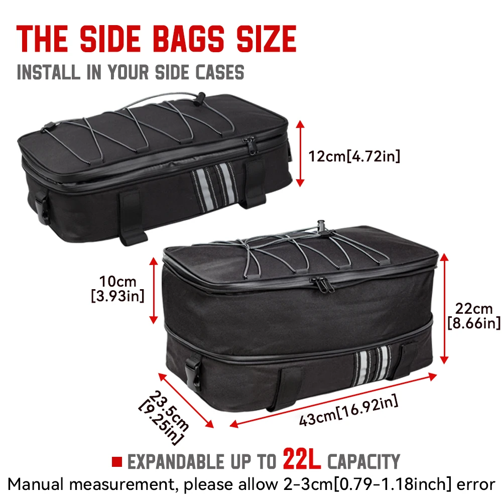 Motorcycle Luggage Bags Additional Bags for BMW GS 1200 LC Adventure 2013-2017 R1250GS R1200GS Adventure Top Pack thumbnail 2