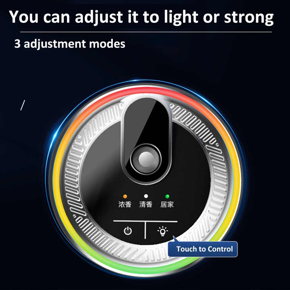 Car Aroma Diffuser with LED Starry Ambient Light 50ml Cologne Perfume Car Air Freshener Flavoring for Cars Fragrance Diffusers thumbnail 4