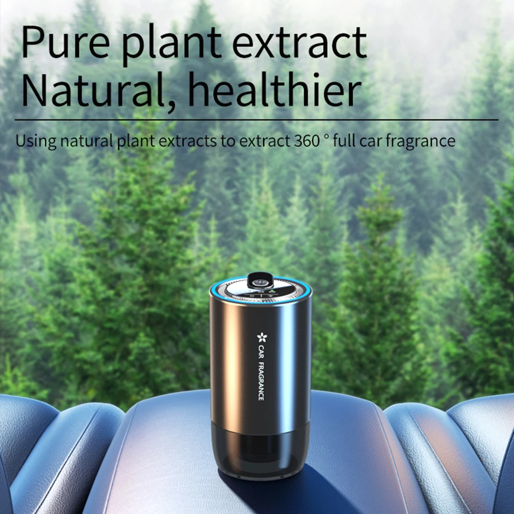 Car Aroma Diffuser with LED Starry Ambient Light 50ml Cologne Perfume Car Air Freshener Flavoring for Cars Fragrance Diffusers thumbnail 5