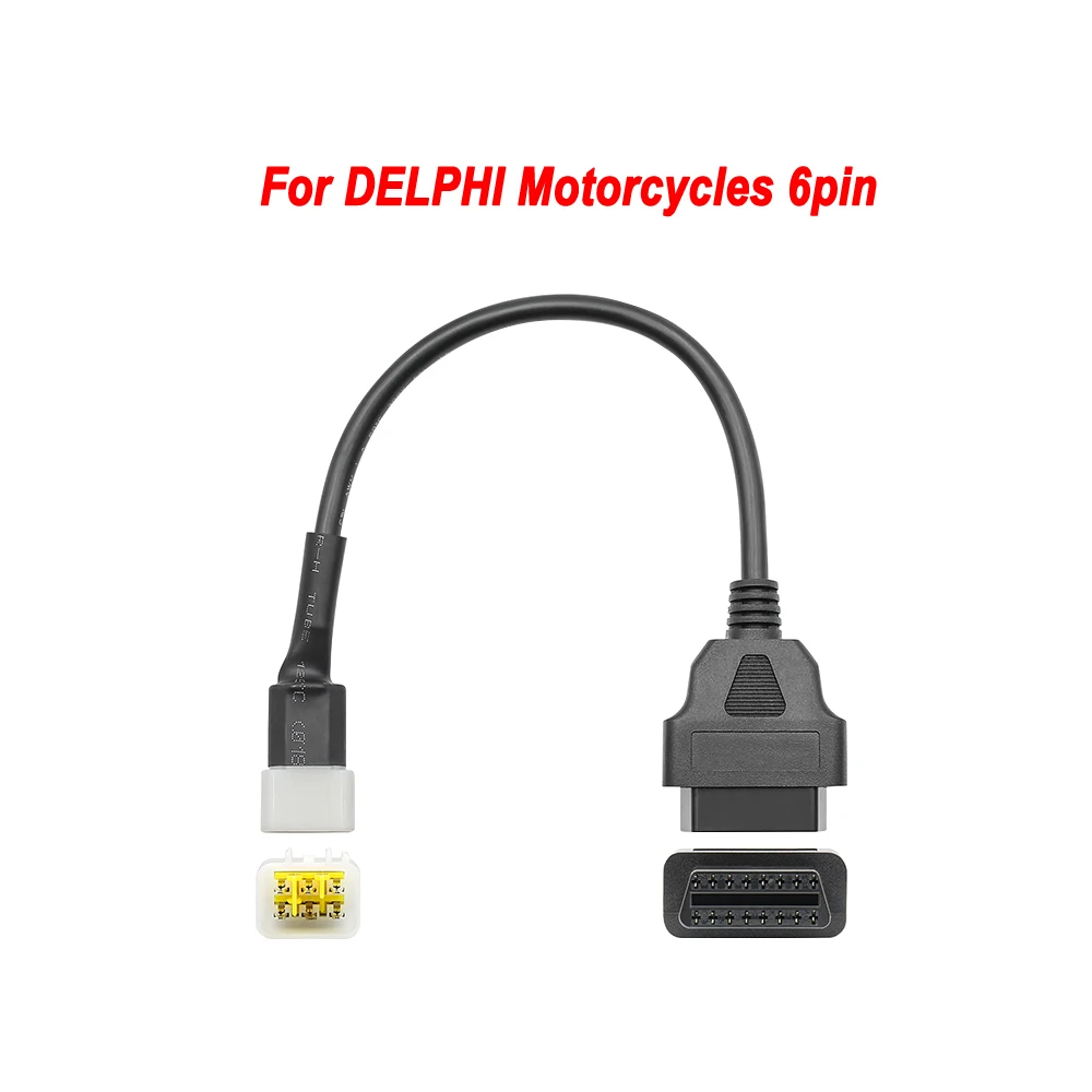 For KTM OBD2 Connector Motorcycle Motobike For YAMAHA For HONDA Moto For SUZUKI For Ducati OBD 2 Extension cable For Kawasaki thumbnail 4