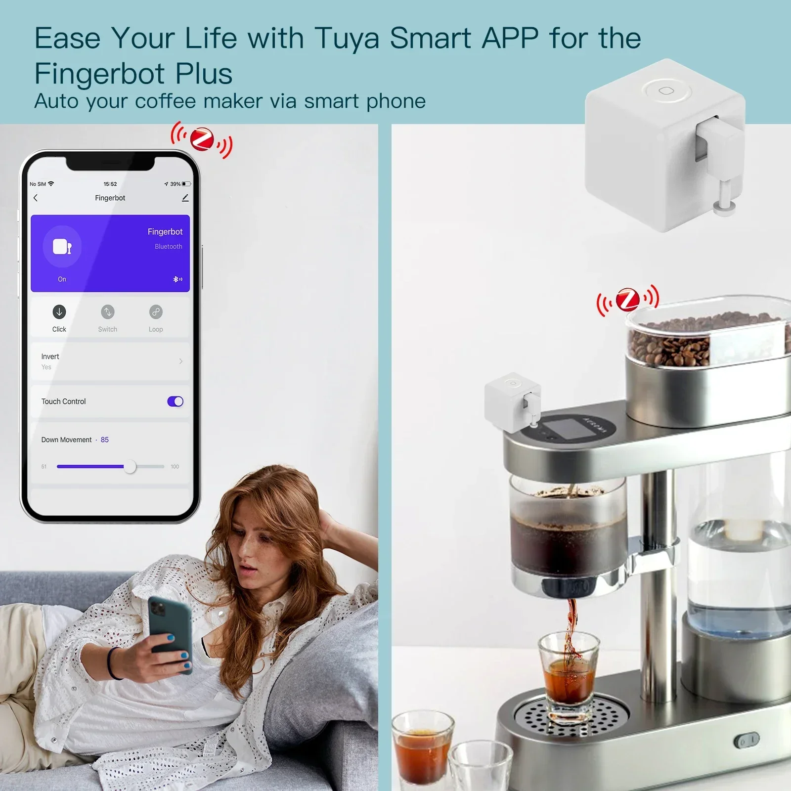 MOES Tuya Fingerbot Button Pusher New ZigBee finger robot Smart Life App automatic switch Voice Control Alexa Google Home thumbnail 4
