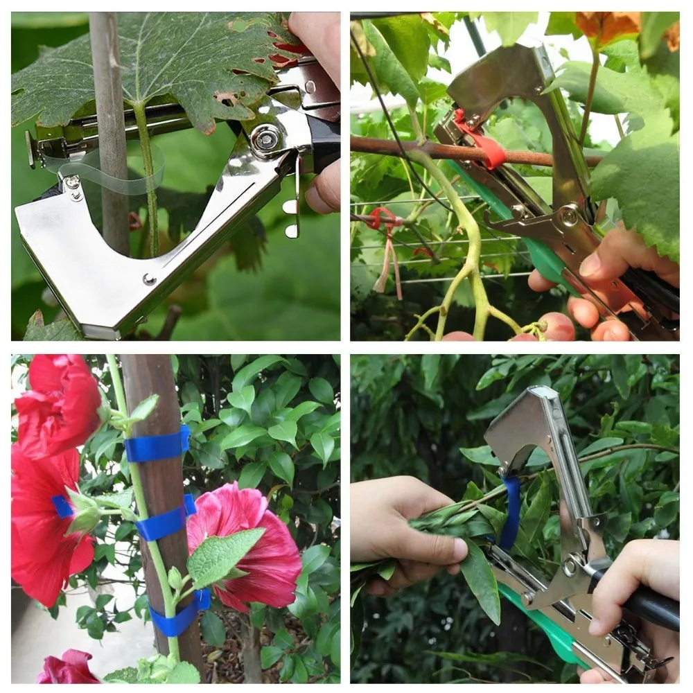 Garden Tools Garter Plants Plant Branch Hand Tying Binding Machine Minced Vegetable Tapetool Tapener Tapes Home Garden thumbnail 3