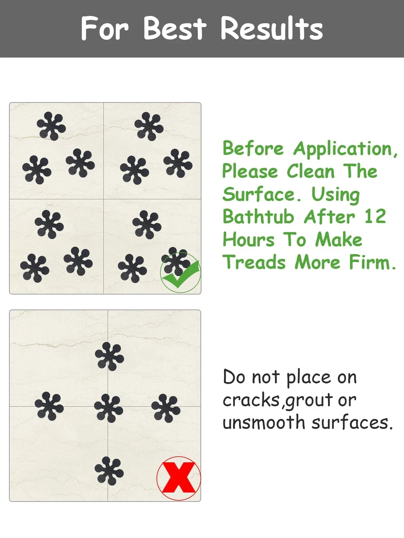 10pcs Snowflake Shape Anti-slip Shower Tread Sticker Cartoon Foor Stickers Bathtub Anti Skid Tape Bathroom Kid's Anti Slip Mat thumbnail 6
