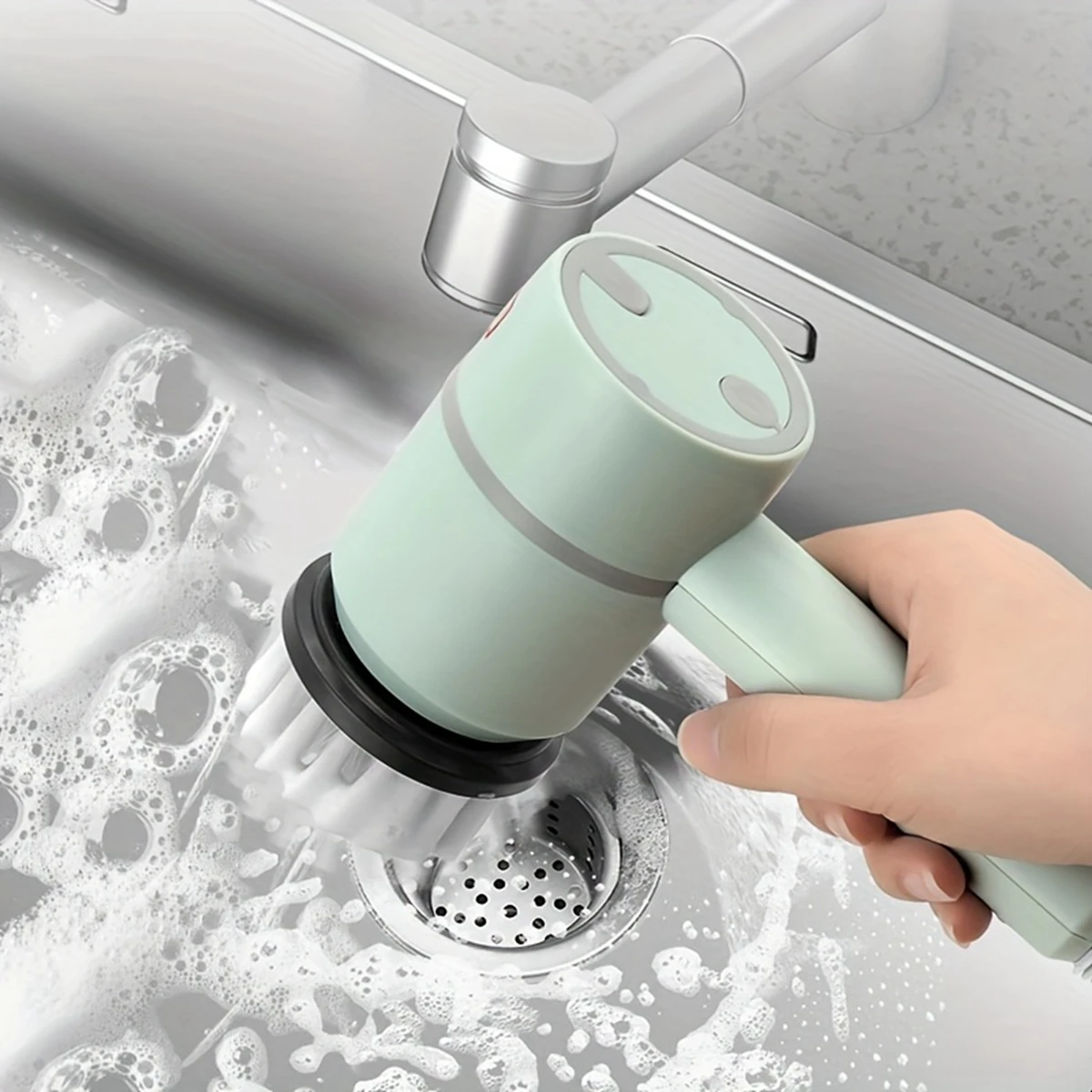Electric Cleaning Brush Multi-functional Home USB Rechargeable Electric Rotary Scrubber Household Appliances Cleaning Gadget thumbnail 3