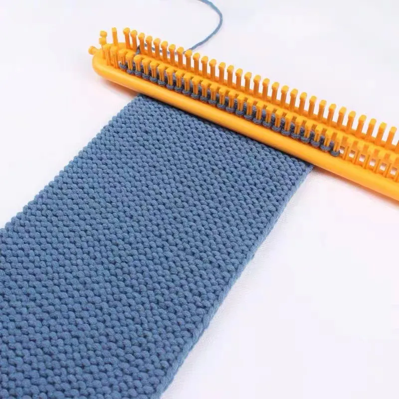Rectangle Plastic Knitting Looms Scarf Hats Making Tools DIY Crocheting Handmade Craft Lovers - 26/36/47/58cm Long for Beginner thumbnail 5