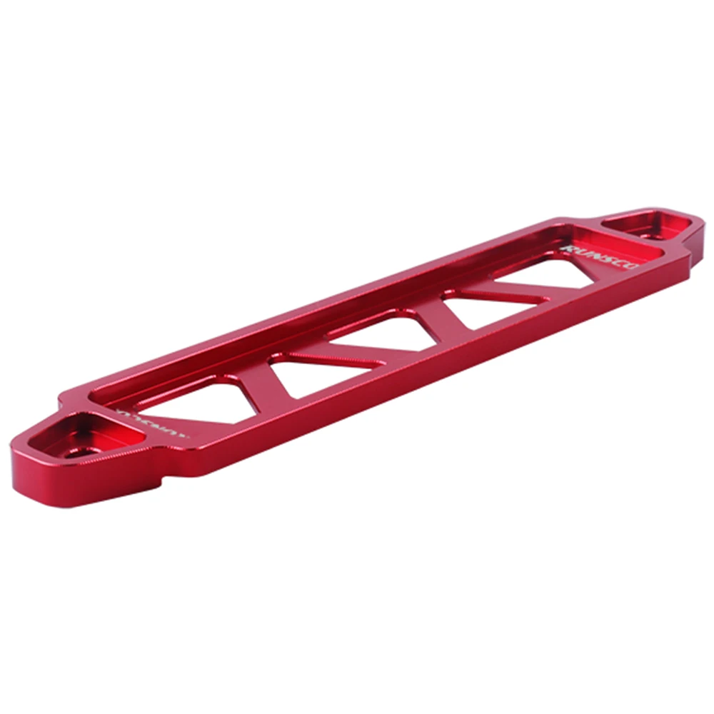 Aluminum Car Battery Fasten Bracket Holder Battery Tie Down Brace Kit 190mm Red Blue Black Silver Gold Green Purple thumbnail 2