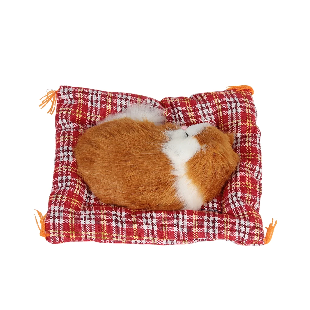 Lovely Plush Kittens Doll Toy Home Decoration Car-styling Car Ornaments Cute Simulation Sleeping Cats Dashboard Decoration thumbnail 5