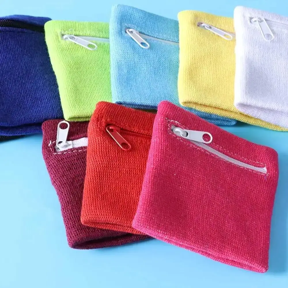 1Pc Wrist Purse Bag with Zipper Running Travel Bike Safe Sports Wristband Outdoors Portable Wrist Protection Zipper Bag Supplies thumbnail 2